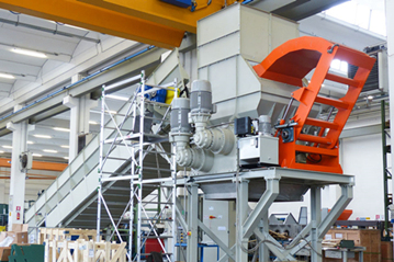 蘇州某新能源技術公司破碎鋰電池極片案例