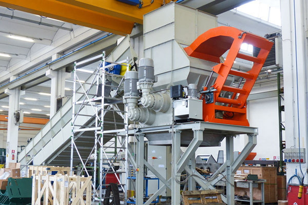 湖北某新材料公司破碎鋰電池極片案例