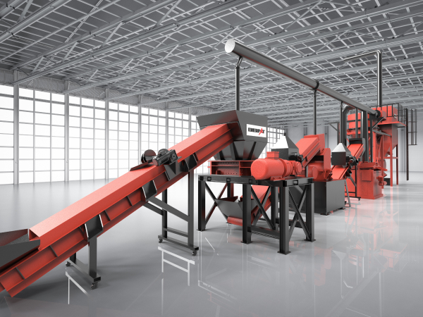 廢棄電器電子物拆解破碎分選方案