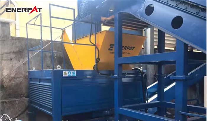 上海菜市場垃圾破碎機(jī)現(xiàn)場圖2