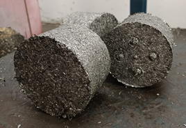 團狀鋼屑壓餅機