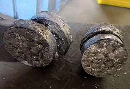 卷狀鋼屑壓餅機