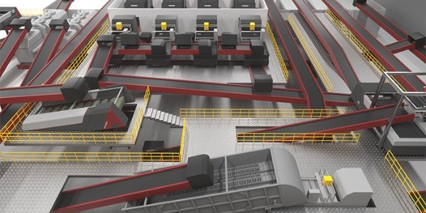 混合生活垃圾分選不再難！恩派特生活垃圾分選生產線上線